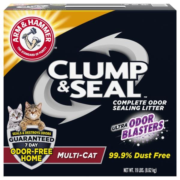 2 Arm & Hammer Clump & Seal Litters