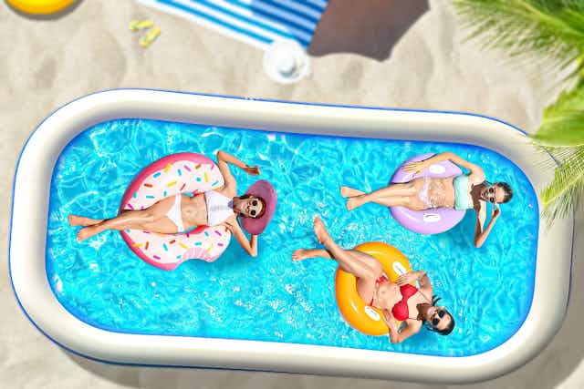 Walmart Has an Inflatable Swimming Pool on Sale for Just $50 (Reg. $100) card image