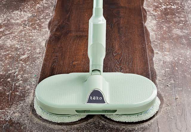 Hover Scrubber Omni Mop and Rejuvenate Cleaner Set, Only $31 at QVC card image