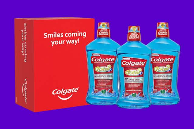 Colgate Mouthwash (Large Bottles): 3 for $8.05 on Amazon card image