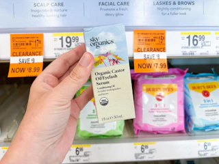 walgreens sky organic eyelash serum clearance