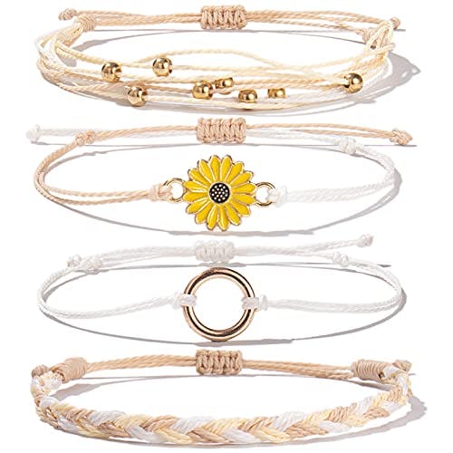 Sunflower String Bracelet