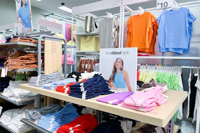 Women's Tees and Tank Tops on Sale — Prices Starting at $3.80 at Target card image