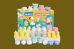 Valentine's Day Cards With Squishy Toys 30-Pack, Just $8 on Amazon card image