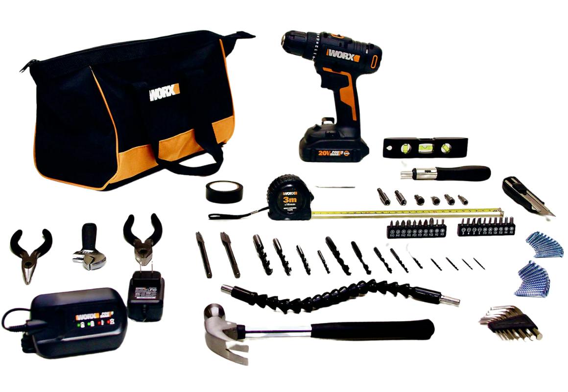 WORX Drill and Accessory Kit ($267 value)