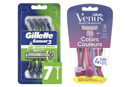 1 Gillette + 1 Venus