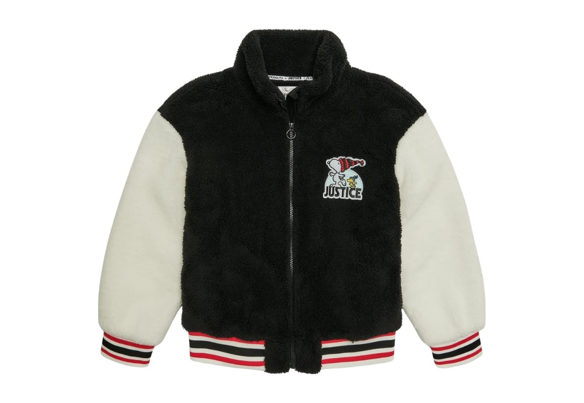 Justice Kids' Snoopy Sherpa Jacket
