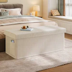 Folding Storage Ottoman Bench