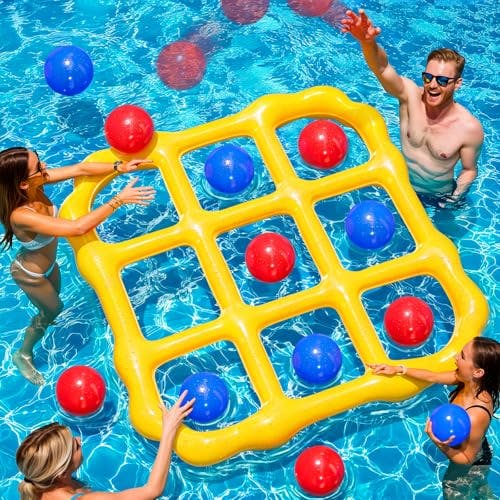 Inflatable Tic Tac Toe Pool Game