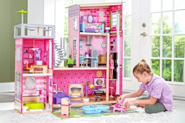 Half Off Huge KidKraft Wooden Dollhouse — Now $63 at Walmart card image