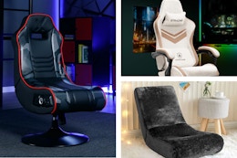 Gaming Chairs on Are Rollback — Prices Start at $32 at Walmart card image