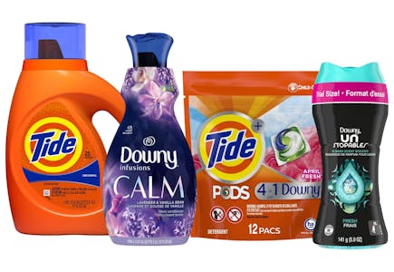 4 P&G Laundry Products