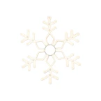 GE Prelit Hanging Snowflake