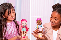 2 lifestyle images of Cry Babies Fashion Dolls side by side 