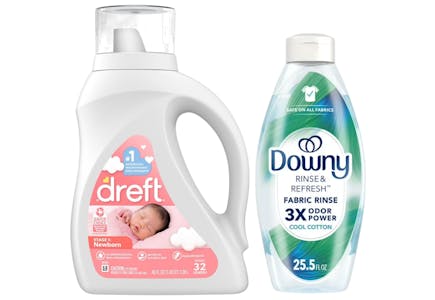 1 Dreft + 1 Downy