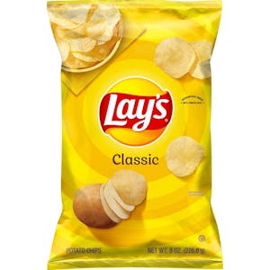 2 Lay's Classic Chips Bags