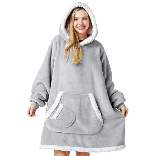 Adult Wearable Blanket Hoodie