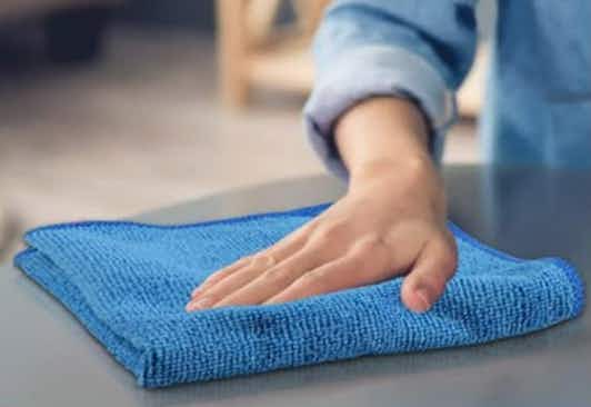 Microfiber Cleaning Cloths 50-Pack, as Low as $11.88 on Amazon card image
