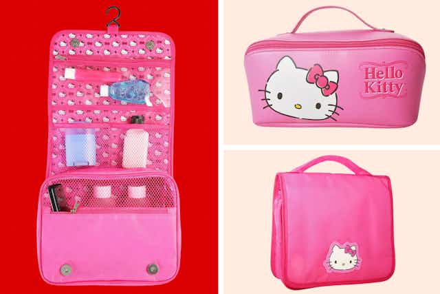 $30 Hello Kitty Cosmetic and Toiletry Bags at Macy's (Reg. $100) card image