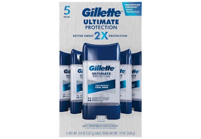 Gillette Deodorant 5-Pack
