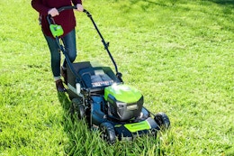 Rollback Steal: Save $101 on a Greenworks Lawn Mower at Walmart card image