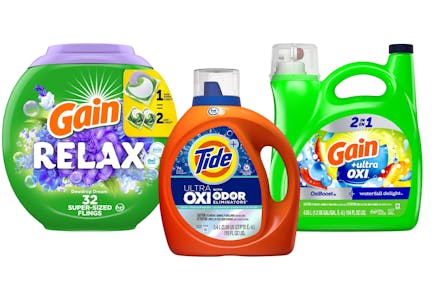 3 P&G Detergents