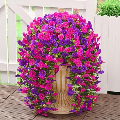 Artificial Hanging Flowers 2-Pack