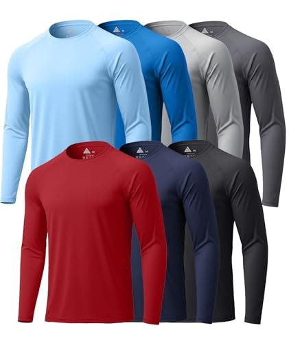 Men's Long Sleeve Shirts 7-Pack