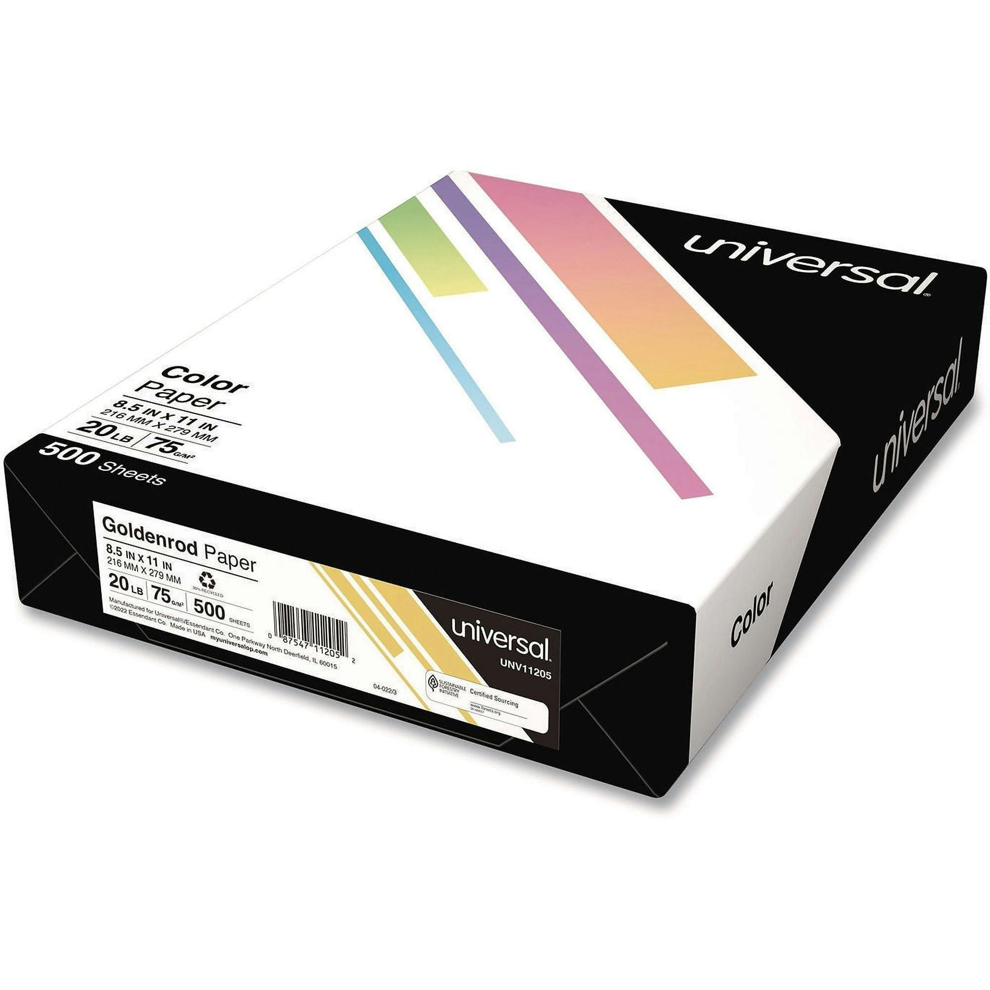 Universal Colored Paper Pack