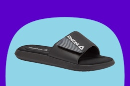 Walmart Clearance: $15 Men’s Reebok Slides — Just in Time for Father’s Day card image