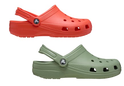 2 Crocs Adult Clogs