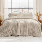 Bedsure 3D Cloud Bubble Comforter Set