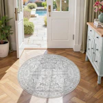 Washable Round Area Rug