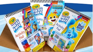 Crayola coloring book tablets with characters