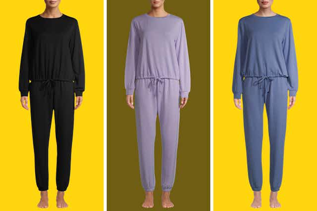 Ladies' Pajama Set, $9.52 at Walmart (Reg. $16.98) — Plus Sizes Included card image