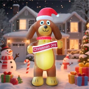 Christmas Puppy Dog Inflatable