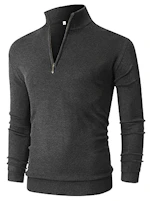 Men's Quarter Zip Sweater