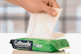 Cottonelle GentlePlus Wet Wipes: Get 6 Packs for $7.96 on Amazon card image