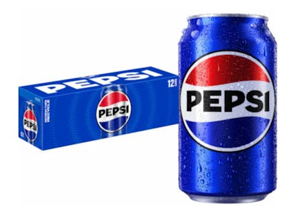 3 Pepsi Soda 12-Packs