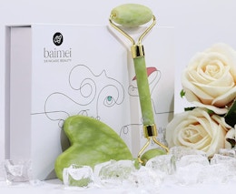 Gua Sha and Jade Roller Set, Just $8 on Amazon