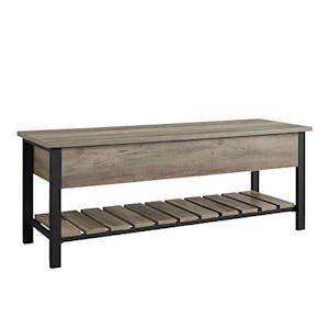 Rustic Farmhouse Lift Top Entry Bench