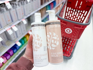 Target Purezero coconut milk shampoo & conditioner