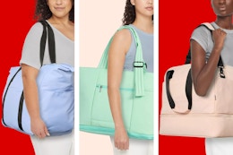 3 Open Story Weekender Bag in three different colors