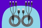 IDISON Multi Charging Cable on a blue background.