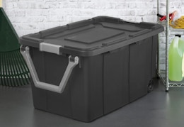 Sterilite 40-Gallon Rolling Totes for $19.97 While Supplies Last at Walmart card image