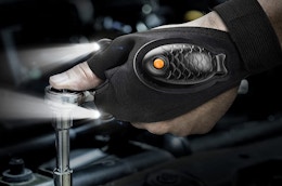 LED Flashlight Gloves, Only $5.99 on Amazon card image