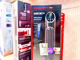 Honeywell QuietSet Oscillating Tower Fans, as Low as $37.90 at Target card image