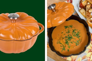 HSN Kitchen HQ Cast Iron Nonstick Pumpkin