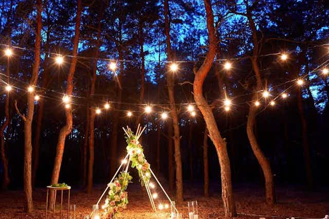 100-Foot Outdoor String Lights, $17.99 With Amazon Promo Code card image