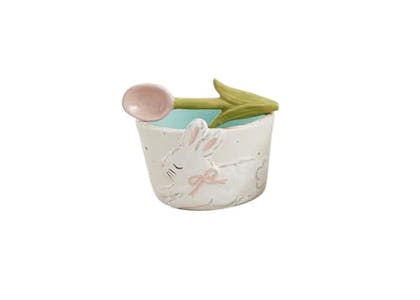 Pink Bow Easter Tidbit Set